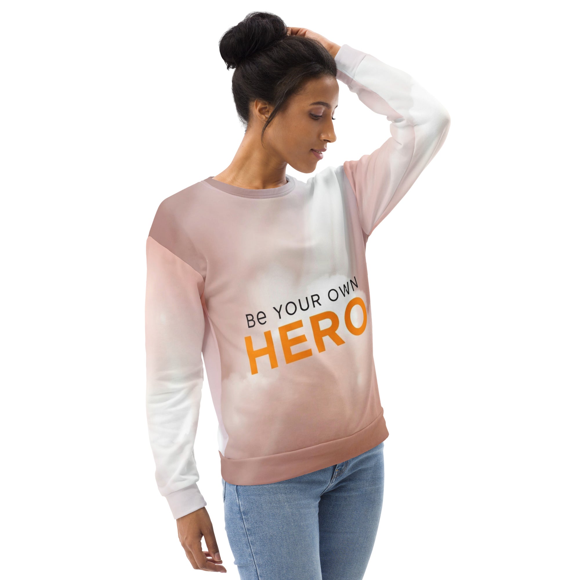 Be Your Own Hero – Recycled Unisex Sweatshirt