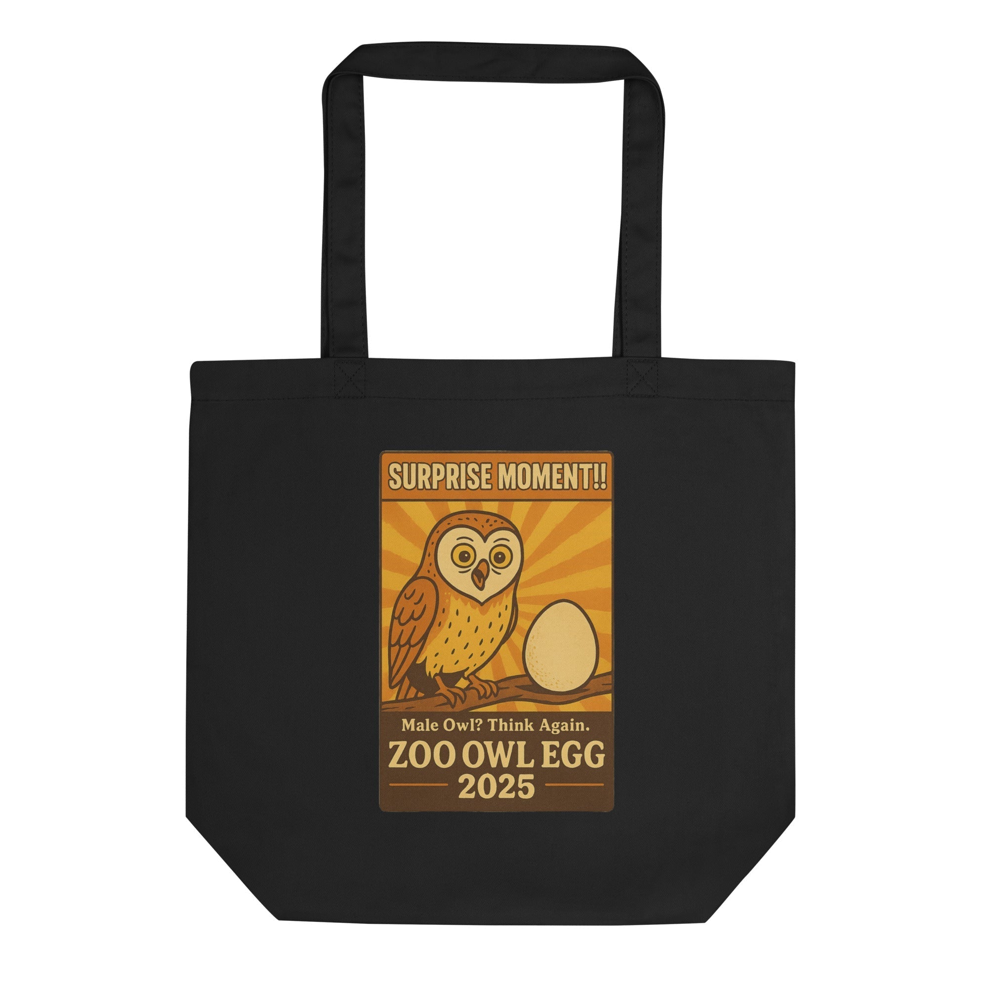 Organic Cotton Tote Owl Egg Surprise 2025