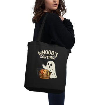 Organic Halloween Totes – Whooo's Sorting Laundry?