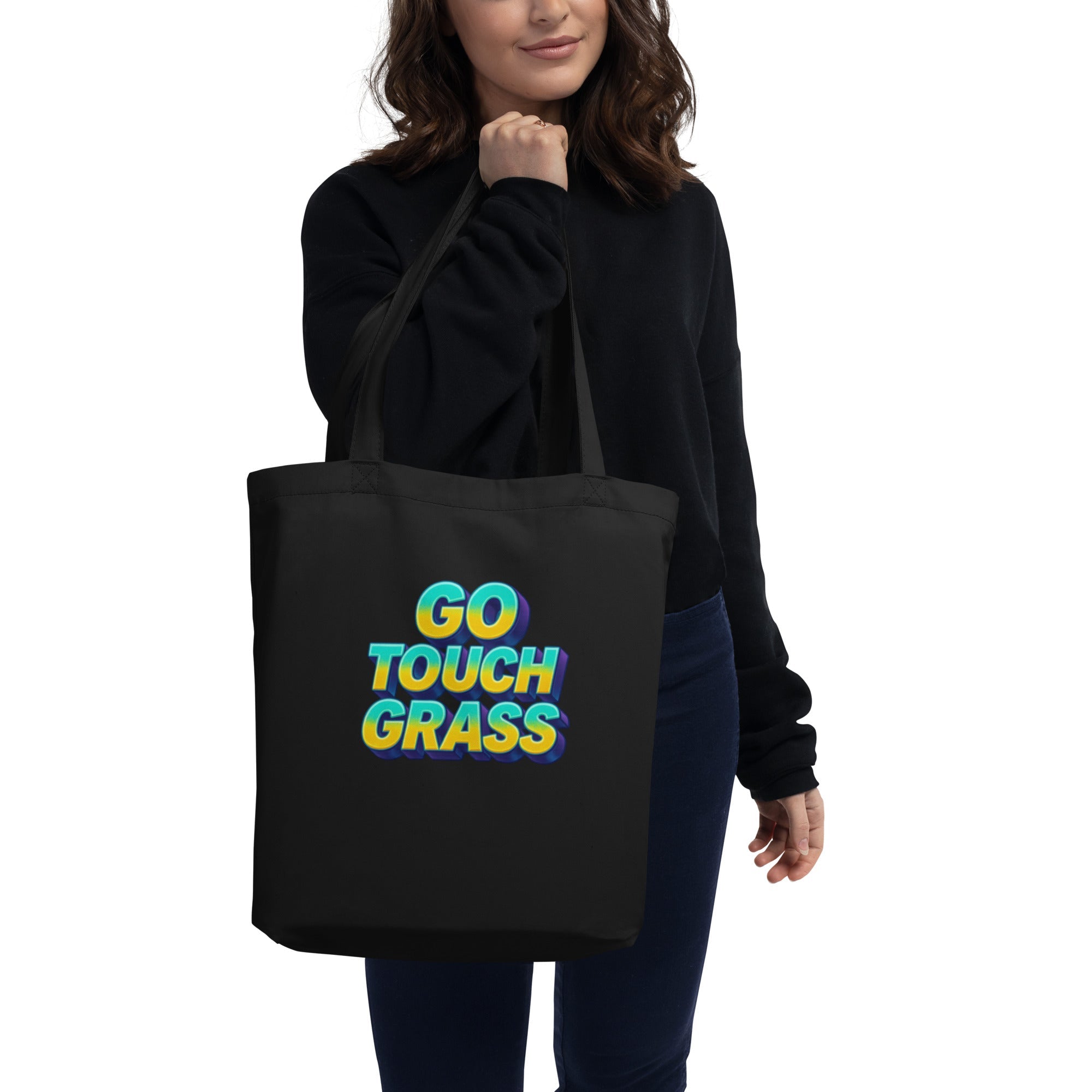Go Touch Grass Eco Tote
