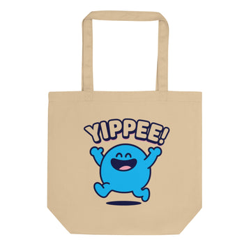 Organic Cotton Tote Yippee Joy Celebration