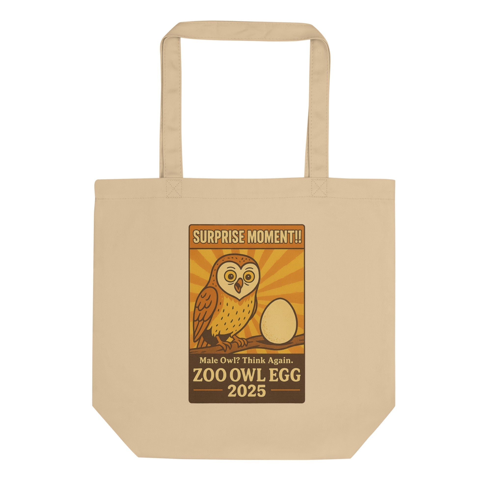 Organic Cotton Tote Owl Egg Surprise 2025
