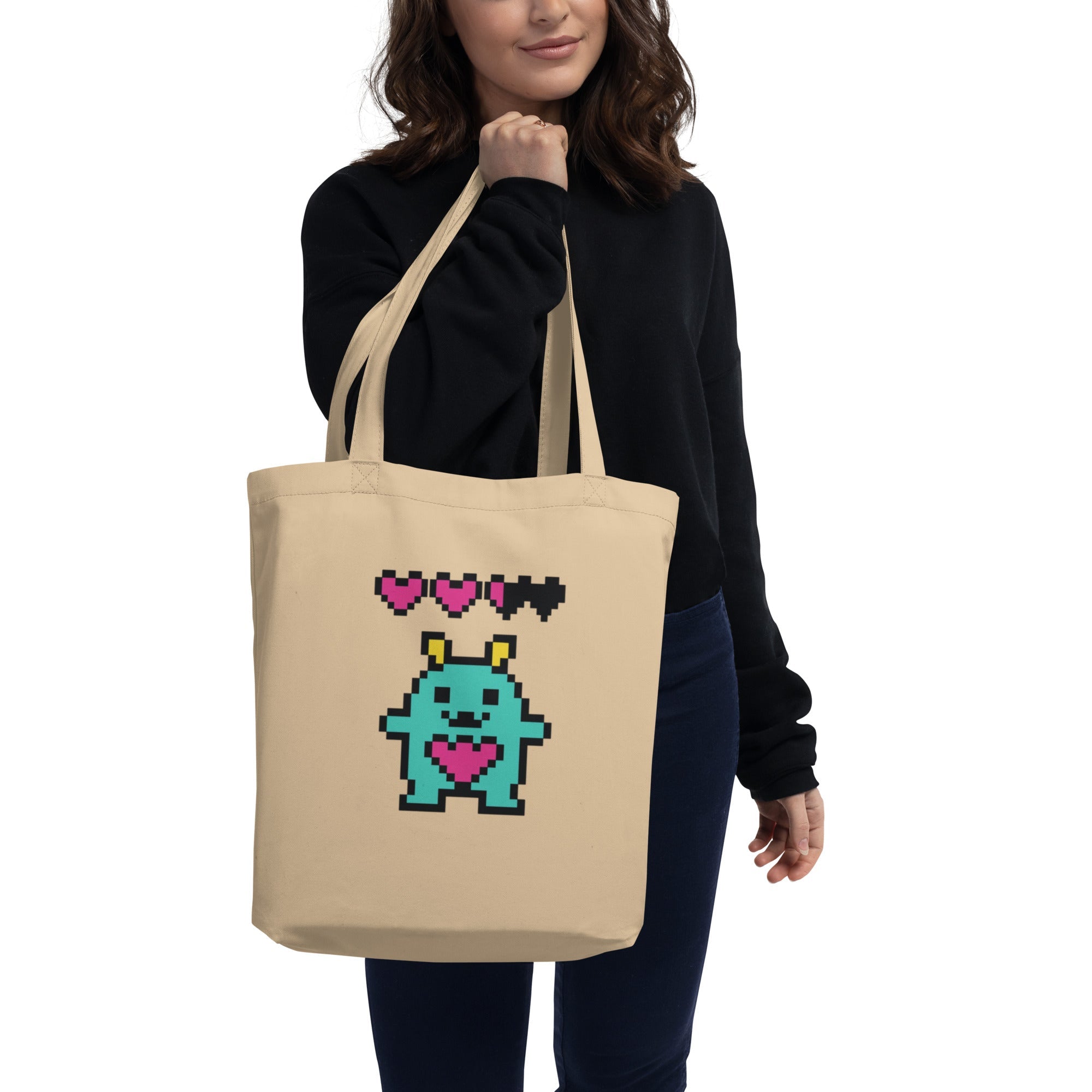 Eco Love Monster Tote Bag