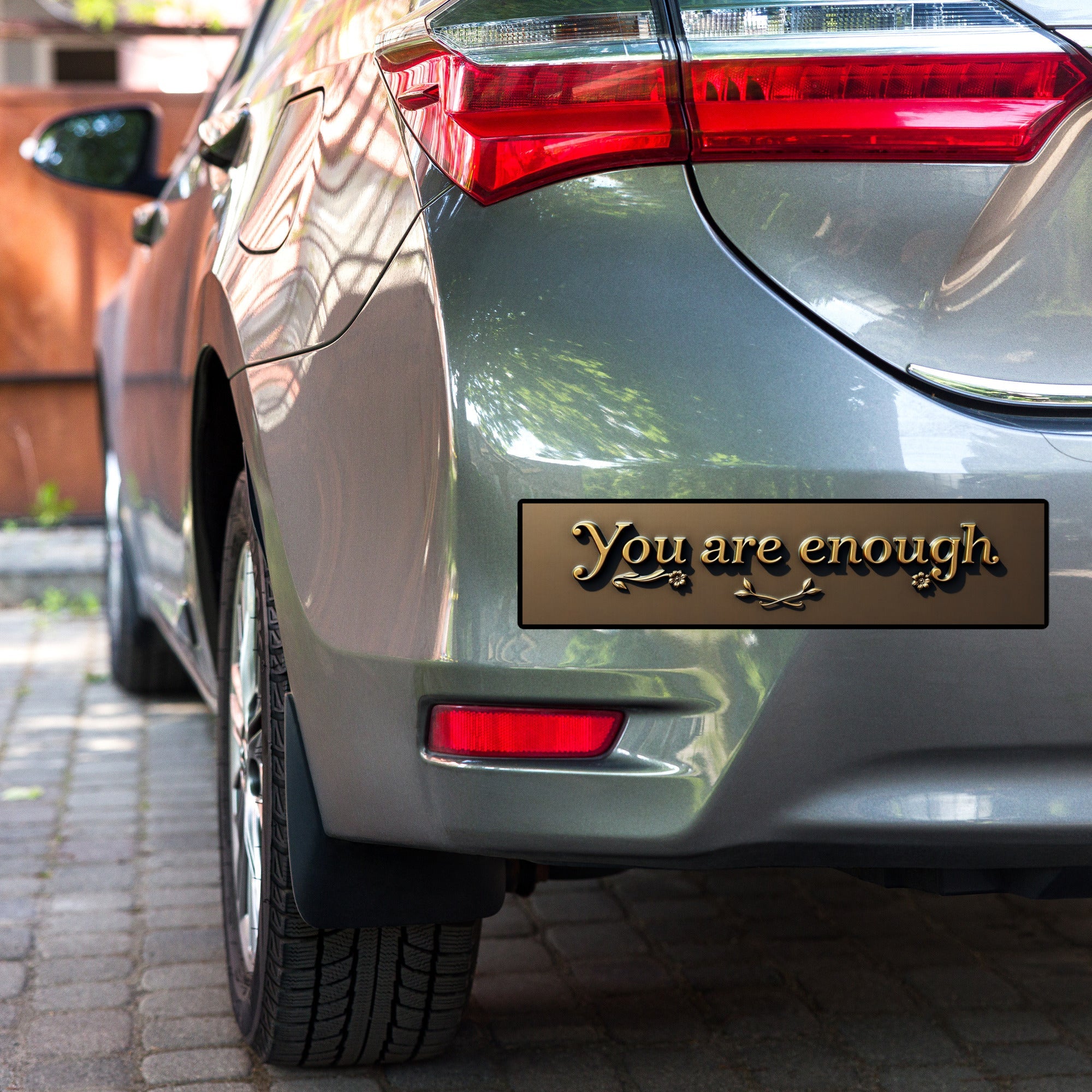 Elevate Your Space with Our Elegant ‘You Are Enough’ Bumper Sticker – A Timeless Reminder of Self-Worth!