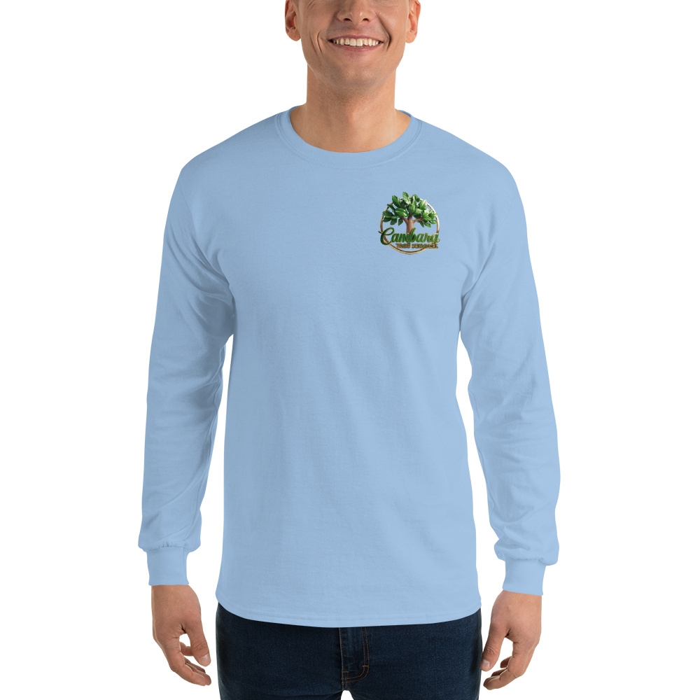 Custom Cambara Tree Services Long Sleeve Shirt – Premium Cotton, Eco-Friendly Print, Durable Workwear