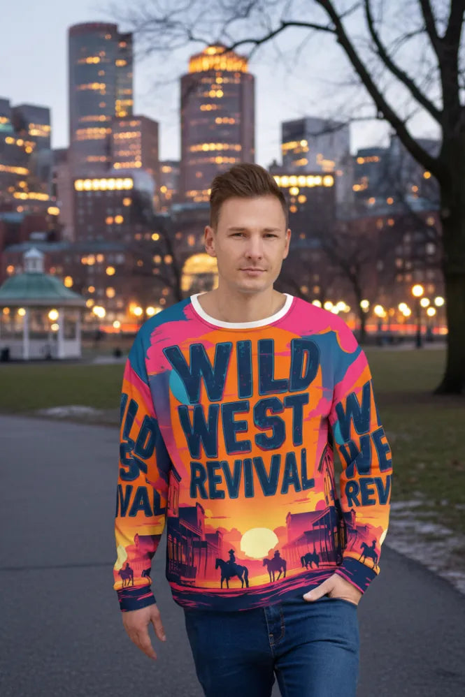 Wild West Revival – Recycled Unisex Sweatshirt