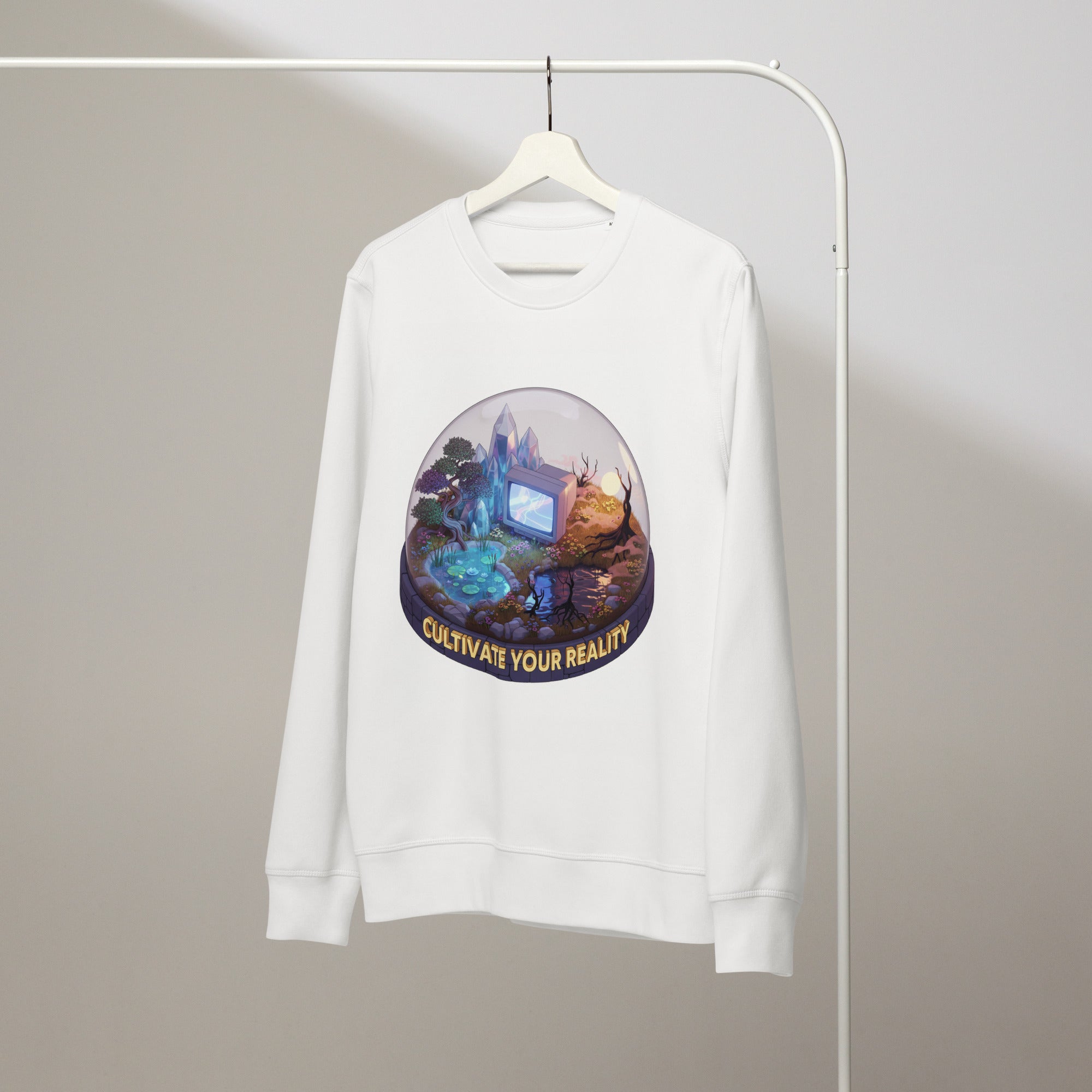 Cultivate Your Reality Organic Sweatshirt – Eco Enchantment Edition